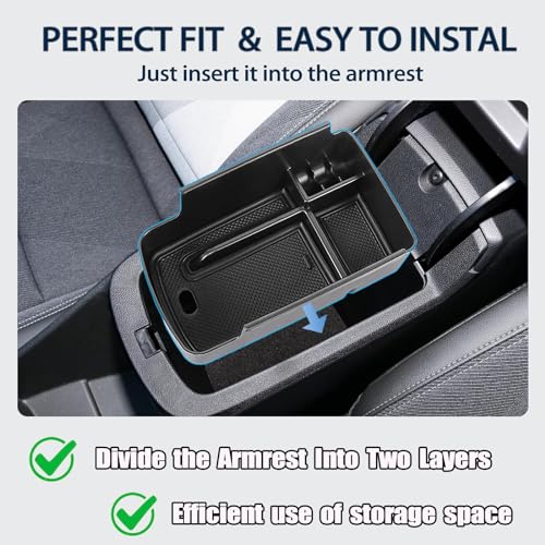 Center Console Organizer for 2024-2026 Chevy Trax/Buick Envista - Product Imagery