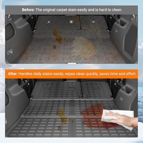 powoq Cargo Mat & Backrest Mat Compatible with 2015-2024 Ford - Product Imagery