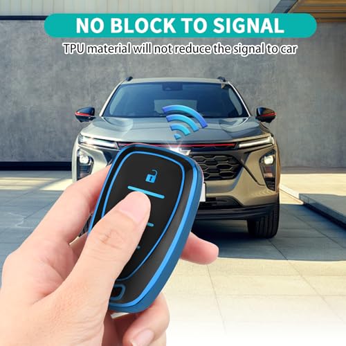 MILD EAST for Chevy Soft TPU Key Fob Cover with Keychain - Product Imagery