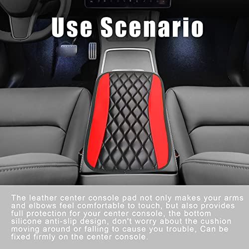 Car Center Console Cover, Universal Leather Waterproof Armrest - Product Imagery