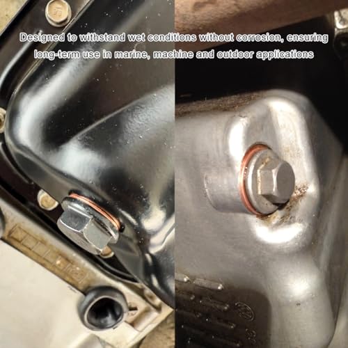 20 PCS Oil Drain Plug Gasket, 14mm Copper Crush Washer Coolant - Product Imagery