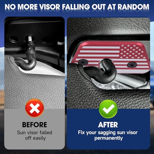 Sun Visor Repair Kit for Jeep Wrangler JK 2018/Wrangler JL - Product Imagery