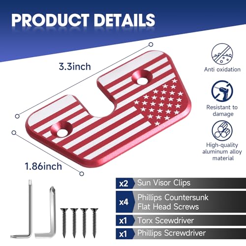 Sun Visor Repair Kit for Jeep Wrangler JK 2018/Wrangler JL - Product Imagery