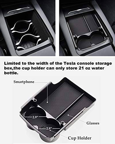 Jaronx Compatible with Tesla Model X/S Center Console Organizer - Product Imagery