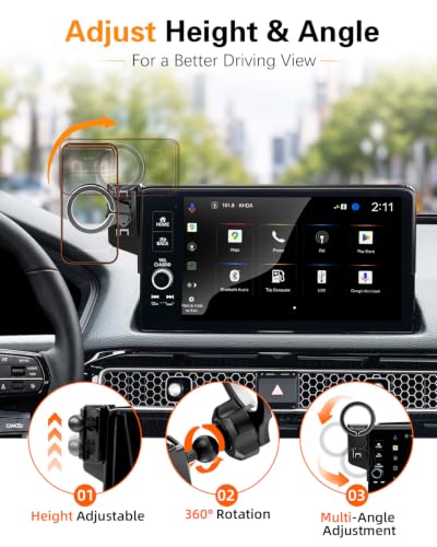 pop-tech Magnetic Phone Holder for Honda Civic 11th Gen 2022 - Product Imagery