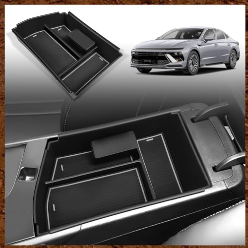 Muslogy Center Console Organizer for 2024 2025 2026 Hyundai - Product Imagery