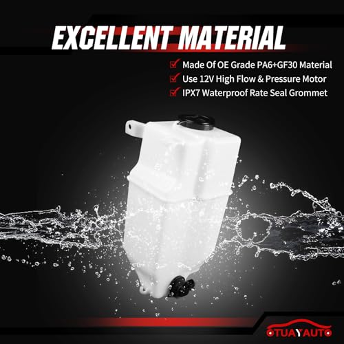 OTUAYAUTO Washer Fluid Reservoir Bottle Kits Replacement for - Product Imagery