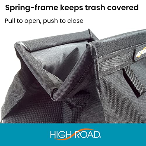 High Road Car Trash Can and Tissue Holder, Hanging Trash Bag - Product Imagery