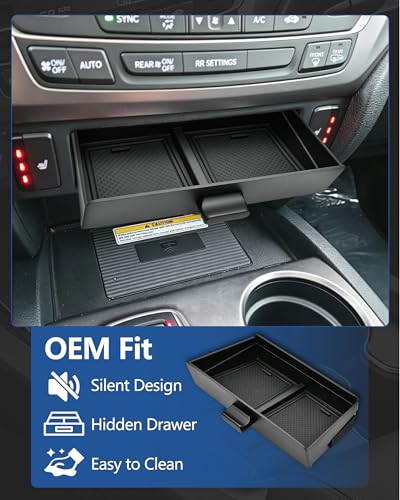 Center Console Organizer for Honda Ridgeline 2017-2026/ Pilot - Product Imagery