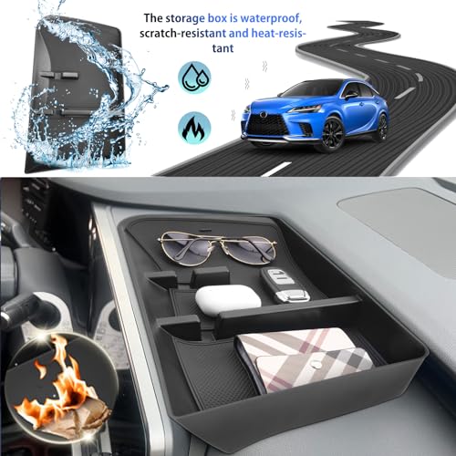 SHAOHAO for 2025 2026 Lexus RX 350 Dash Organizer for 2023 2024 - Product Imagery