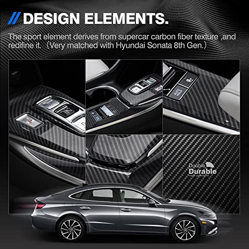 Karltys Gear Shift Panel Cover for Hyundai Sonata DN8 2020-2023, - Product Imagery
