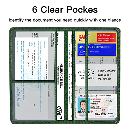 Valardoh Premium Car Registration and Insurance Card Holder, Car - Product Imagery