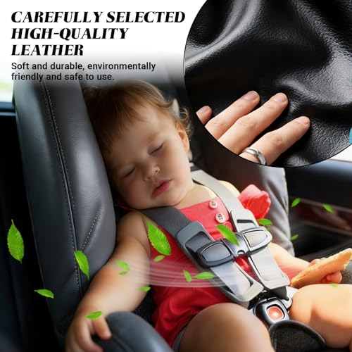 Car Center Console Cover with 2 Storage Bag, Leather Console - Product Imagery