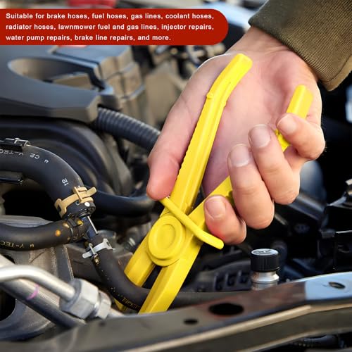6 PCS Hose Clamp Pliers, 3 Size Plastic Hose Pinch Clamp Tools - Product Imagery