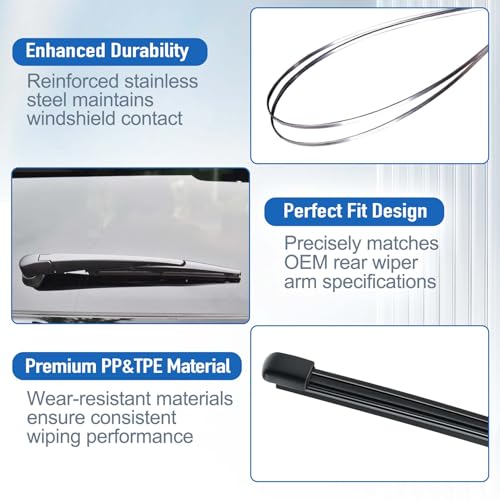 AJK 10 Inch Rear Wiper Blades for Honda CR-V 2023-2026 - Product Imagery