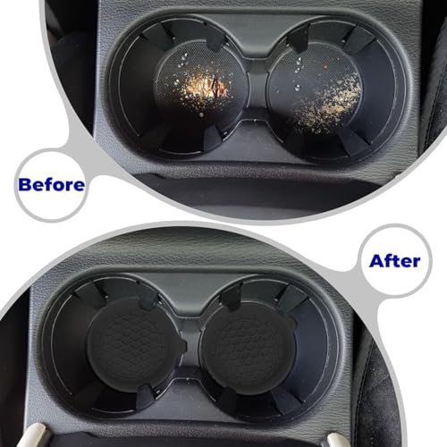 BFXM 2 PCS Car Cup Coasters, Cup Holder Coaster for Car - Product Imagery
