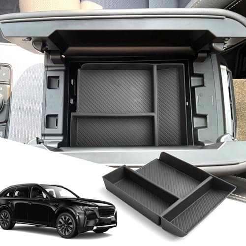 SXCY for 2024 2025 2026 Mazda CX90 CX70 Center Console Organizer - Product Imagery