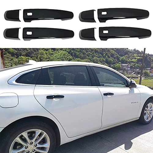AOKIO Glossy Black Exterior Door Handle Cover Trim for Chevy - Product Imagery