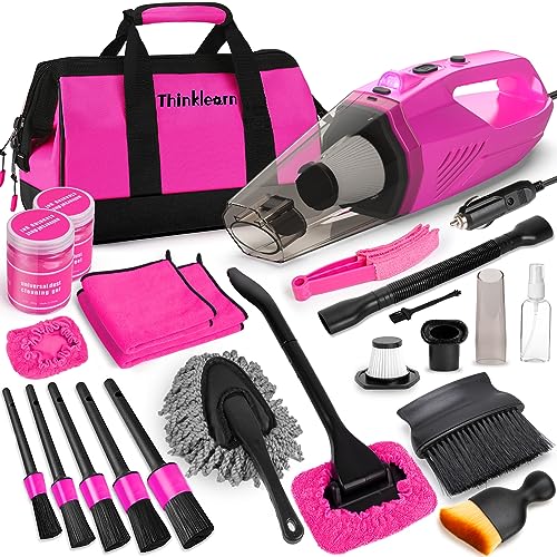 ThinkLearn Car Cleaning Kit with High Power Car Vacuum Detailing - Product Imagery