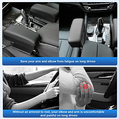 CDEFG Car Armrest Support Elbow Rest Pad Armrest Extender - Product Imagery