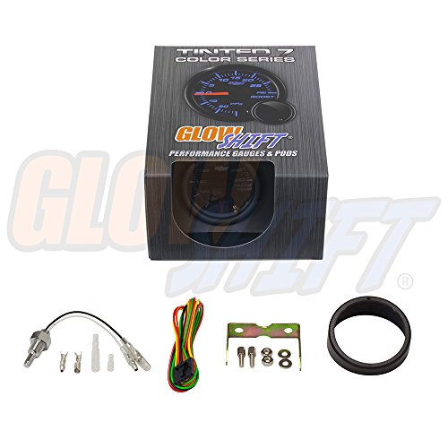 GlowShift Tinted 7 Color 260F Transmission Temp Gauge Kit, - Product Imagery