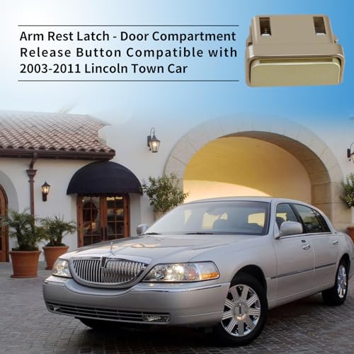 Door Armrest Latch Release Button Compatible with Lincoln Town - Product Imagery