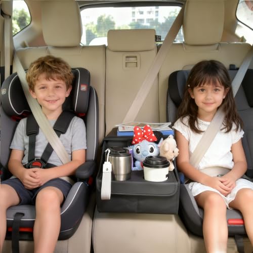 Backseat Car Organizer, Middle Seat Organizer Center Console Cup - Product Imagery