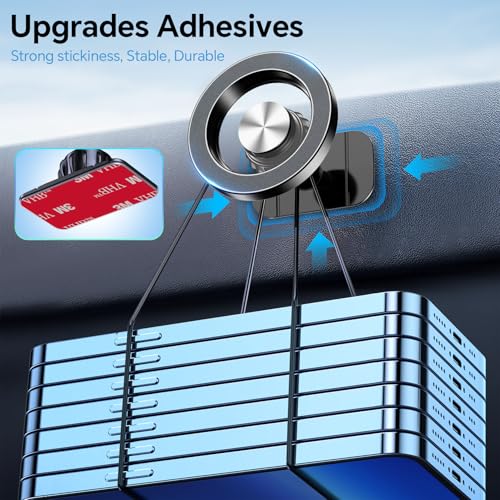 for iPhone Magsafe car Mount【20 Strong Magnets】Magnetic Phone - Product Imagery