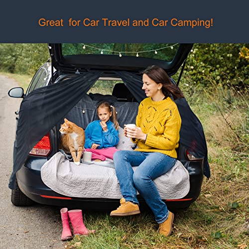 Car Camping Tailgate Mesh Screen for SUV, Van, 67''x59'' - Product Imagery