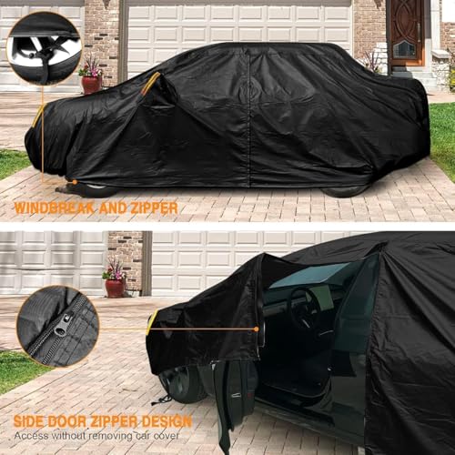 NEVERLAND Car Cover Waterproof All Weather for Sedan 183''L x - Product Imagery