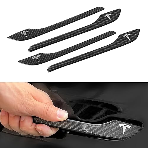 4PCS Door Handle Cover Compatible with Tesla Model 3 (2019-2025) - Product Imagery