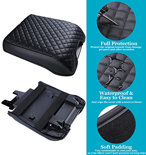 Center Console Cover for Ford F150 2015-2020, Armrest Cover for - Product Imagery