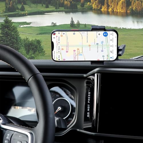Dash Phone Mount for 2024-2026 Jeep Wrangler JL 2/4 Door/4XE & - Product Imagery