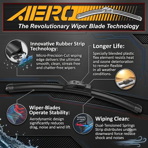 AERO Voyager 22" + 21" Windshield Wipers, Premium All-Season - Product Imagery