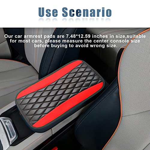 Car Center Console Cover, Universal Leather Waterproof Armrest - Product Imagery