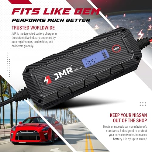 JMR 12V Battery Charger for Nissan, 12V Cig. Port, Add Lithium - Product Imagery