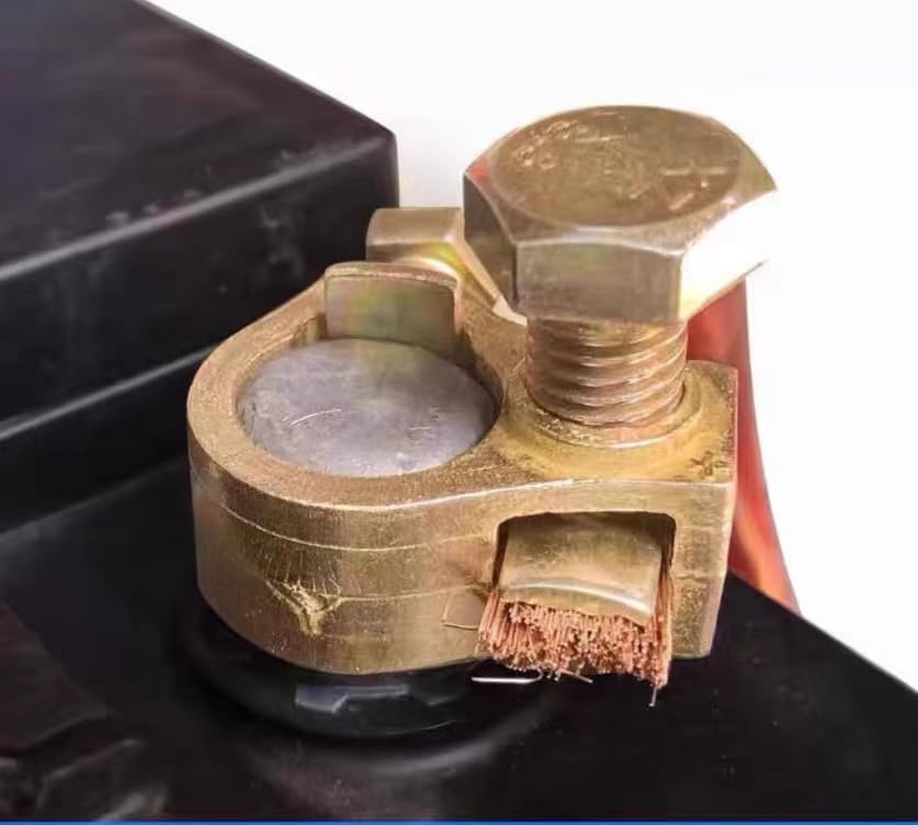 Generic Pure Copper Battery Terminal Connector, 1 Pair, 3/8" Stud - Product Imagery