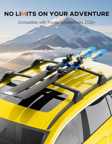 Wonderdriver Roof Rack Cross Bars 260lb for Toyota Corolla Cross - Product Imagery