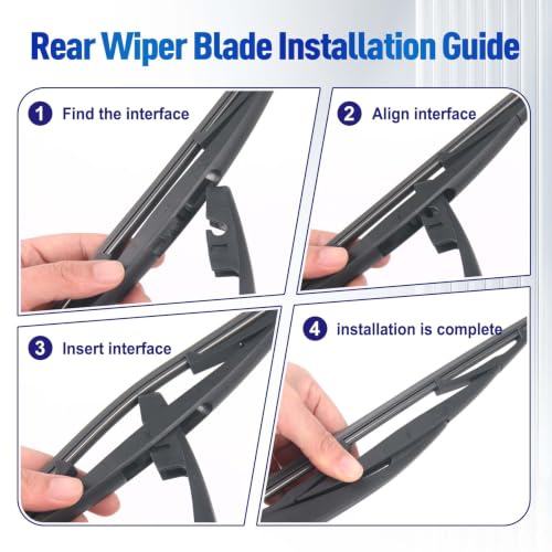 AJK 10 Inch Rear Wiper Blades for Honda CR-V 2023-2026 - Product Imagery
