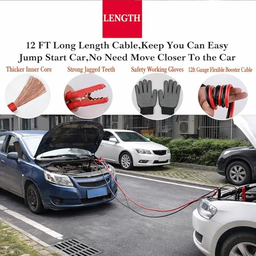 kewen Car Emergency Kit, Roadside Assistance Emergency Car Kit - Product Imagery