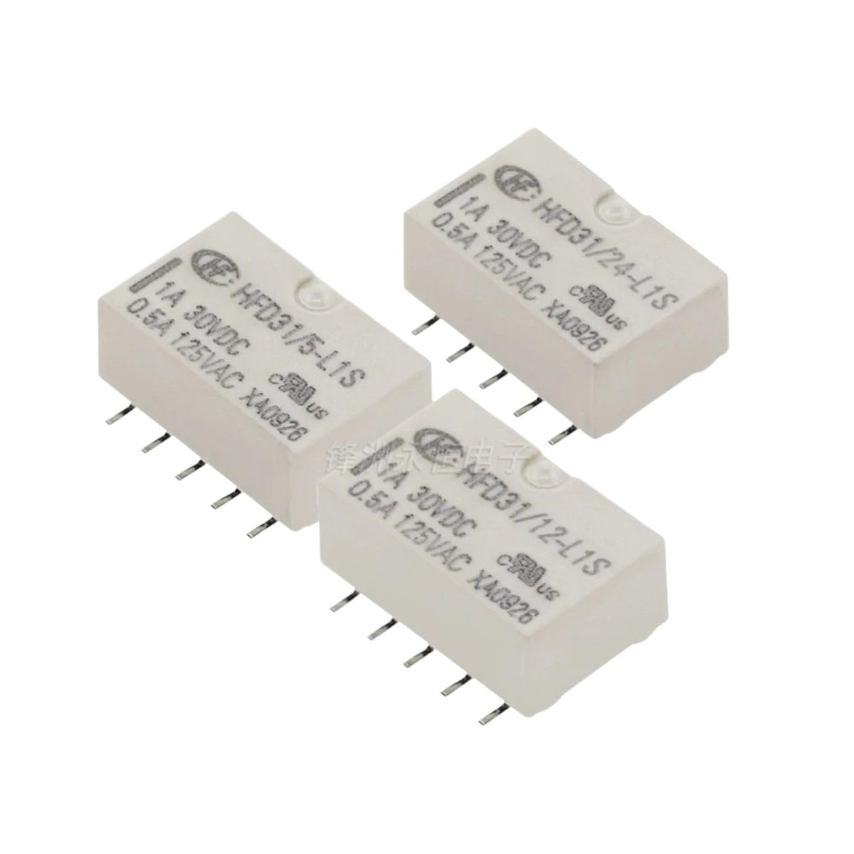 2PCS Relay HFD31-5 12 24-SR L1 L2 L1SR L2SR 10PIN 1A New for - Product Imagery