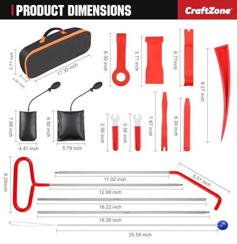 15PCS Stainless Steel Repair Tools,Car Tool Kits for Vehicles - Product Imagery