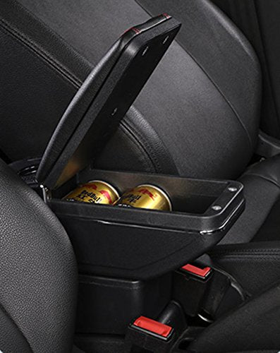 Leather Car Center Console Armrest Box Compatible with Honda - Product Imagery