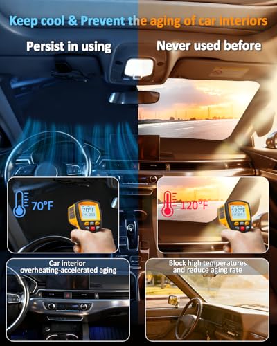 Windshield Sun Shade for Honda Pilot 2016-2025 2026 Sunshade - Product Imagery