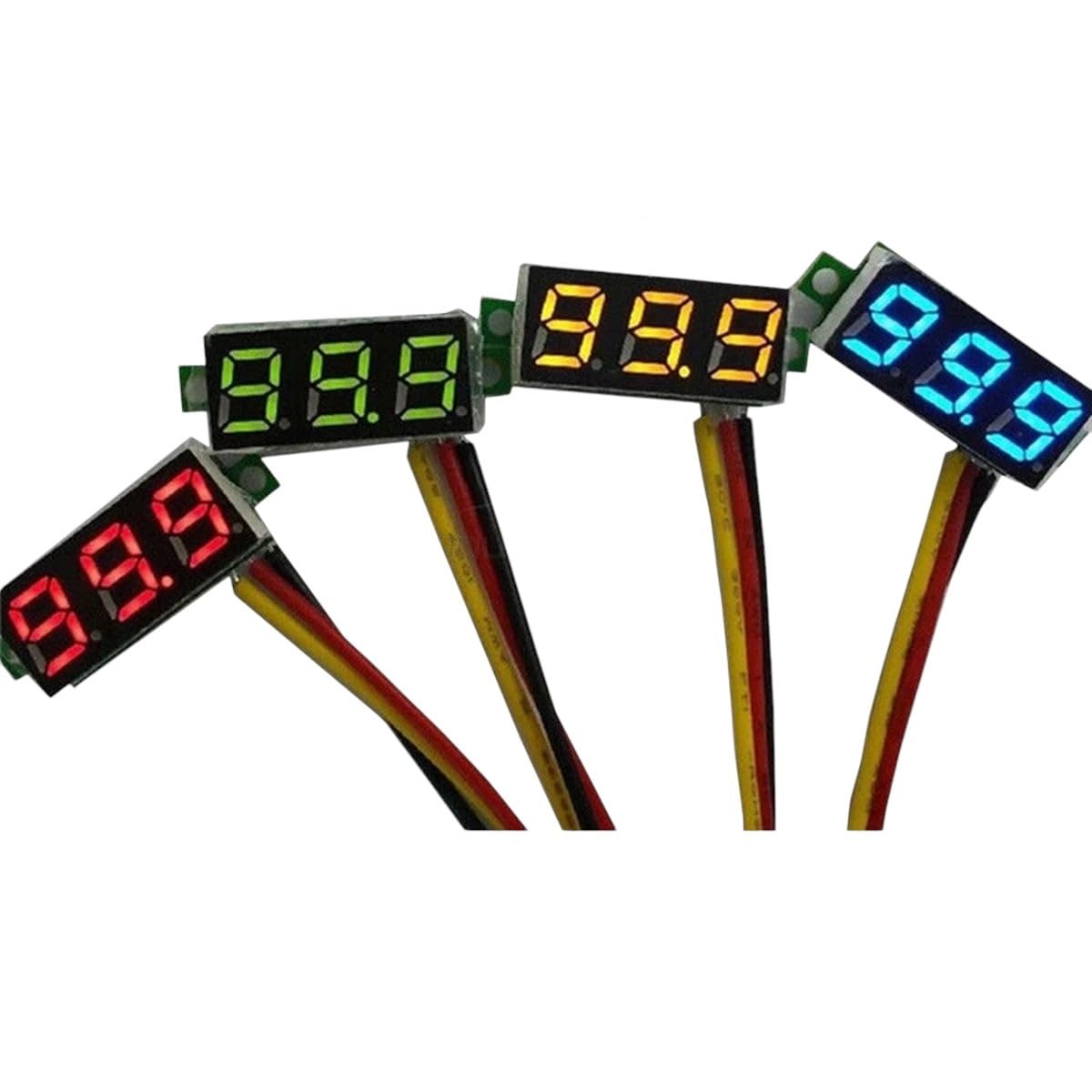 0.28 Inch 0.28'' Led Dc 0-100V Green Voltmeter Digital Display - Product Imagery