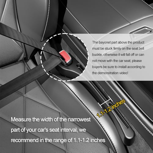 2PCS Car Seat Gap Filler Organizer with Phone Holder,[Upgrade - Product Imagery