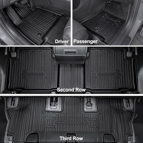 Floor Mats for Hyundai Santa Fe 2024-2026 (Fit Hybrid and Gas) - Product Imagery
