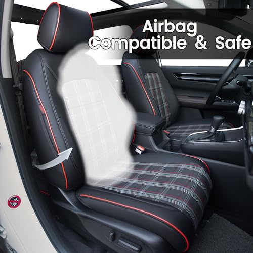HKZ Fit CRV Car Seat Covers Full Set for Honda CR-V 2023 2024 - Product Imagery