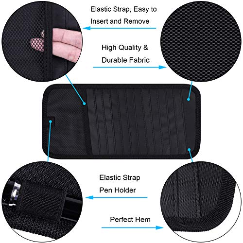 CD Visor Holder for Car, 12 DVD Sleeves Organizer Disc Storage - Product Imagery