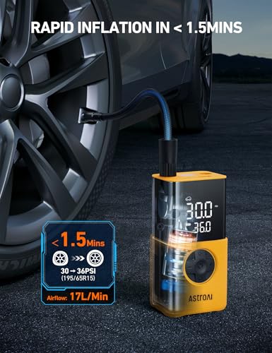AstroAI L7S Tire Inflator Portable Air Compressor Cordless with - Product Imagery